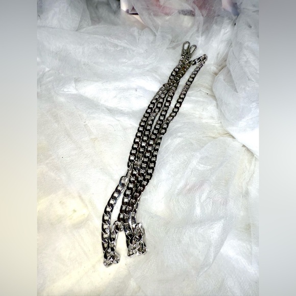 The Unbranded Brand Accessories - Sturdy Replacement Silver Strap For Bag